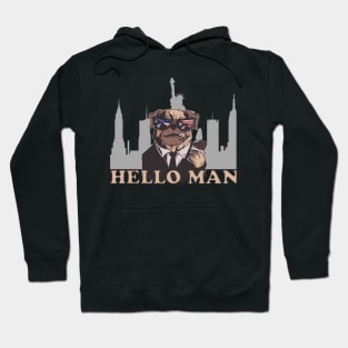 american shirt, hello man, dog shirt Hoodie